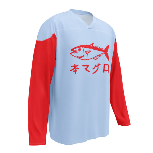 "TOKYO FISH MARKET" Recycled hockey jersey