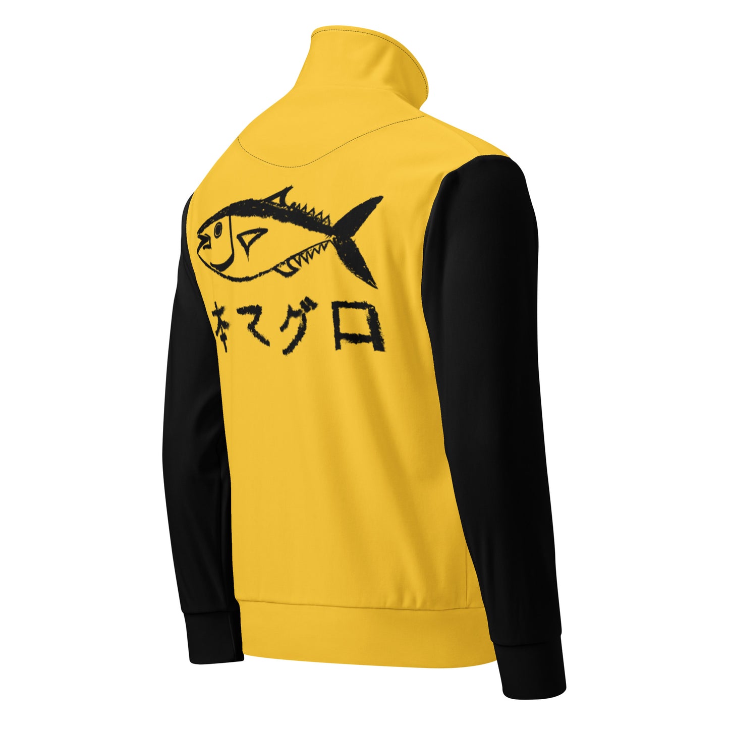 "TOKYO FISH MARKET" (Yellow and Black) Unisex track jacket