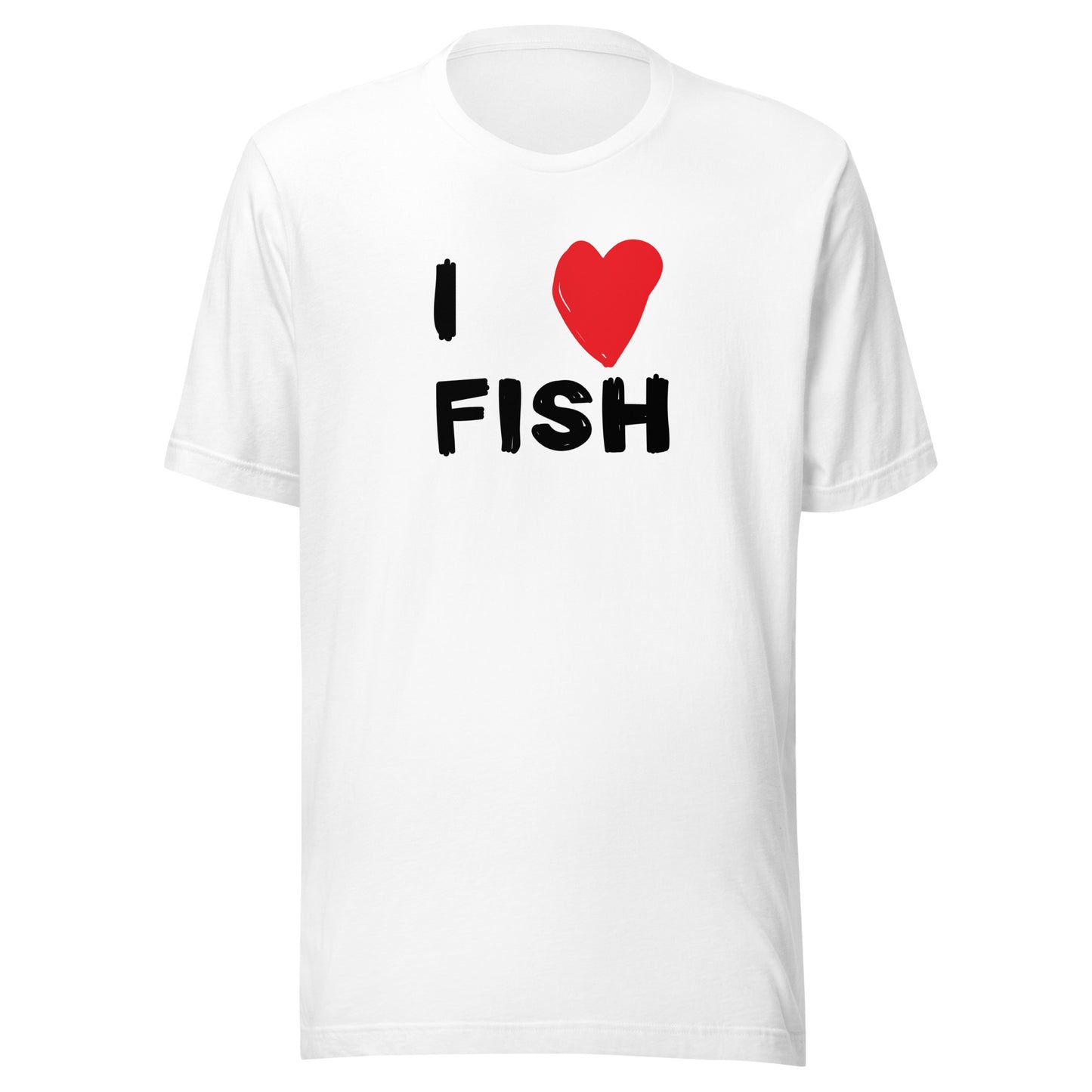 "I LOVE FISH" Unisex t-shirt